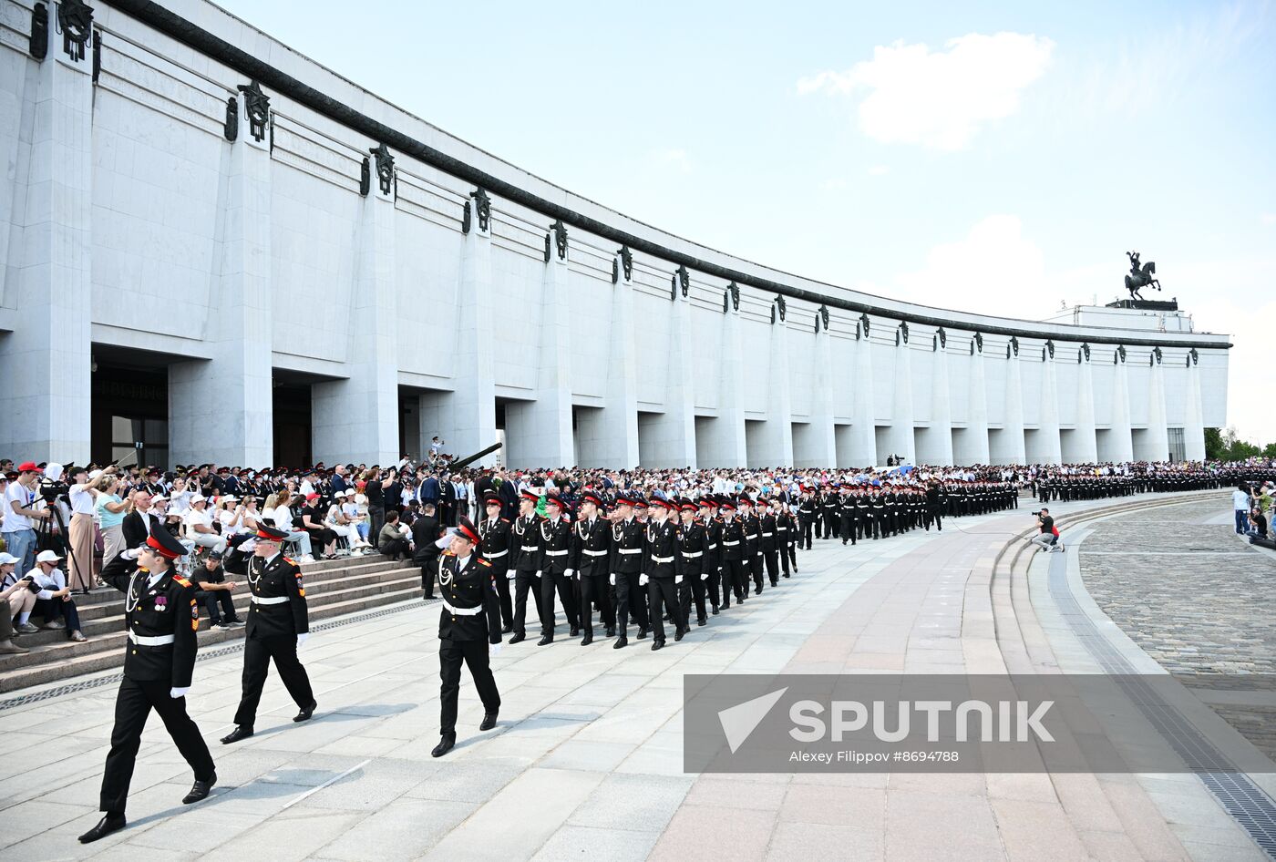 Russia Cadets Parade