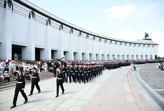 Russia Cadets Parade