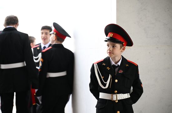 Russia Cadets Parade