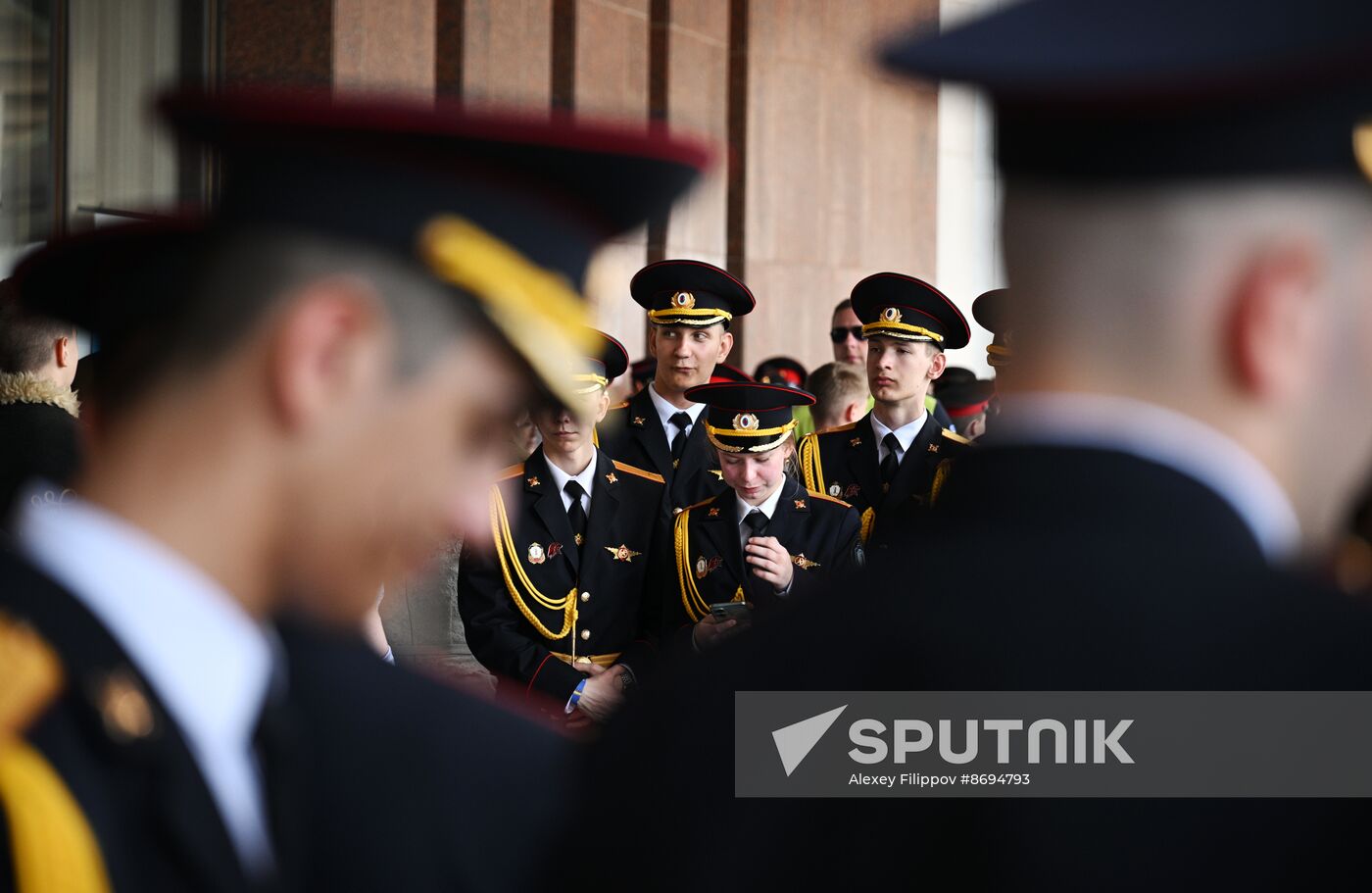 Russia Cadets Parade