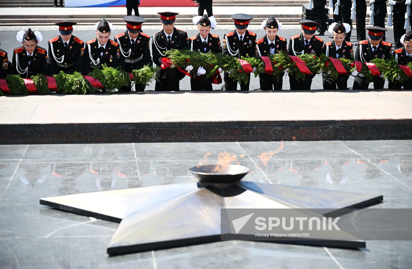 Russia Cadets Parade