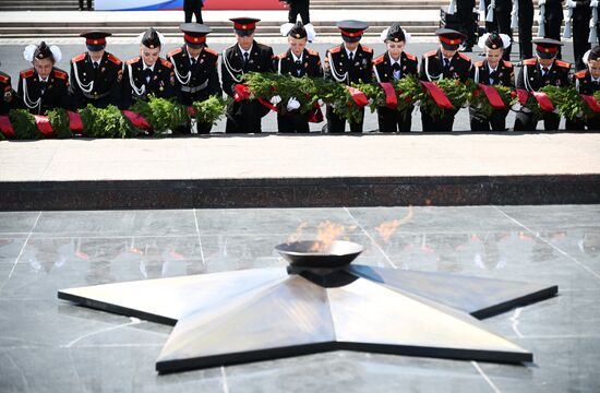 Russia Cadets Parade