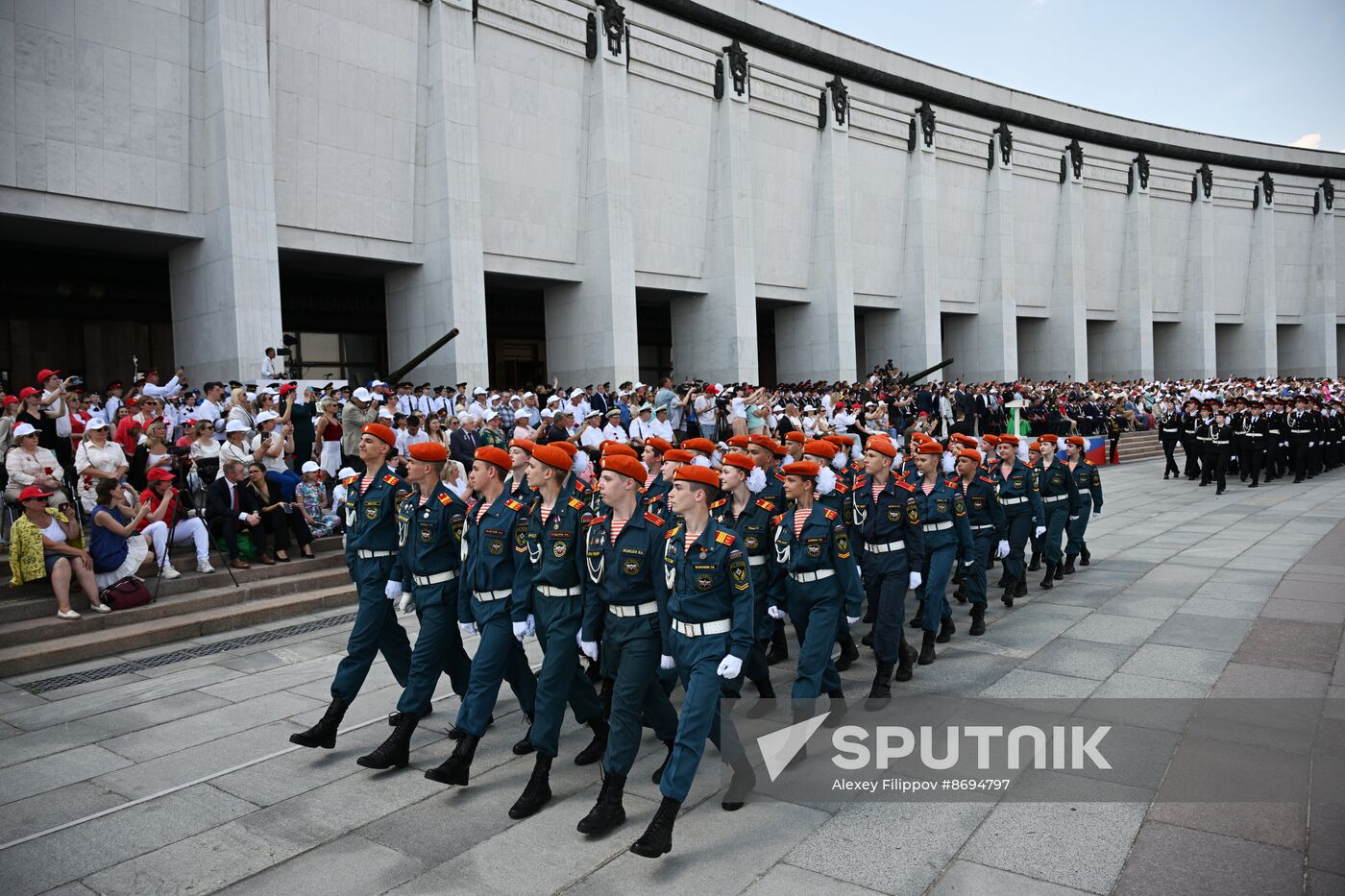 Russia Cadets Parade