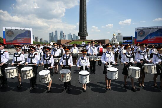 Russia Cadets Parade