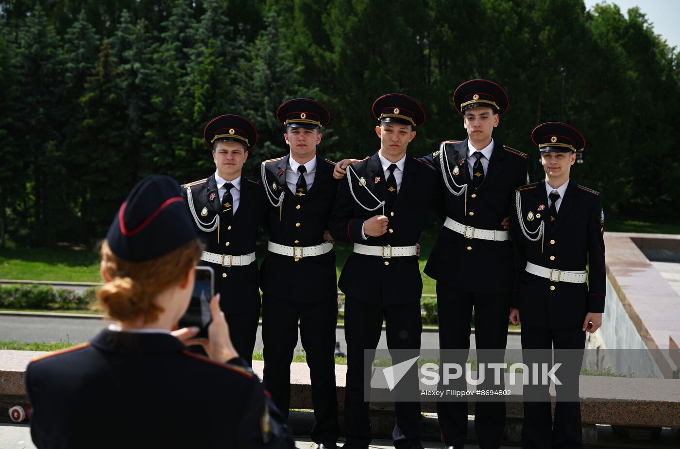 Russia Cadets Parade