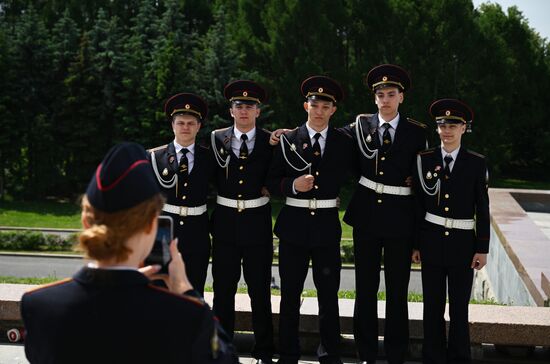 Russia Cadets Parade