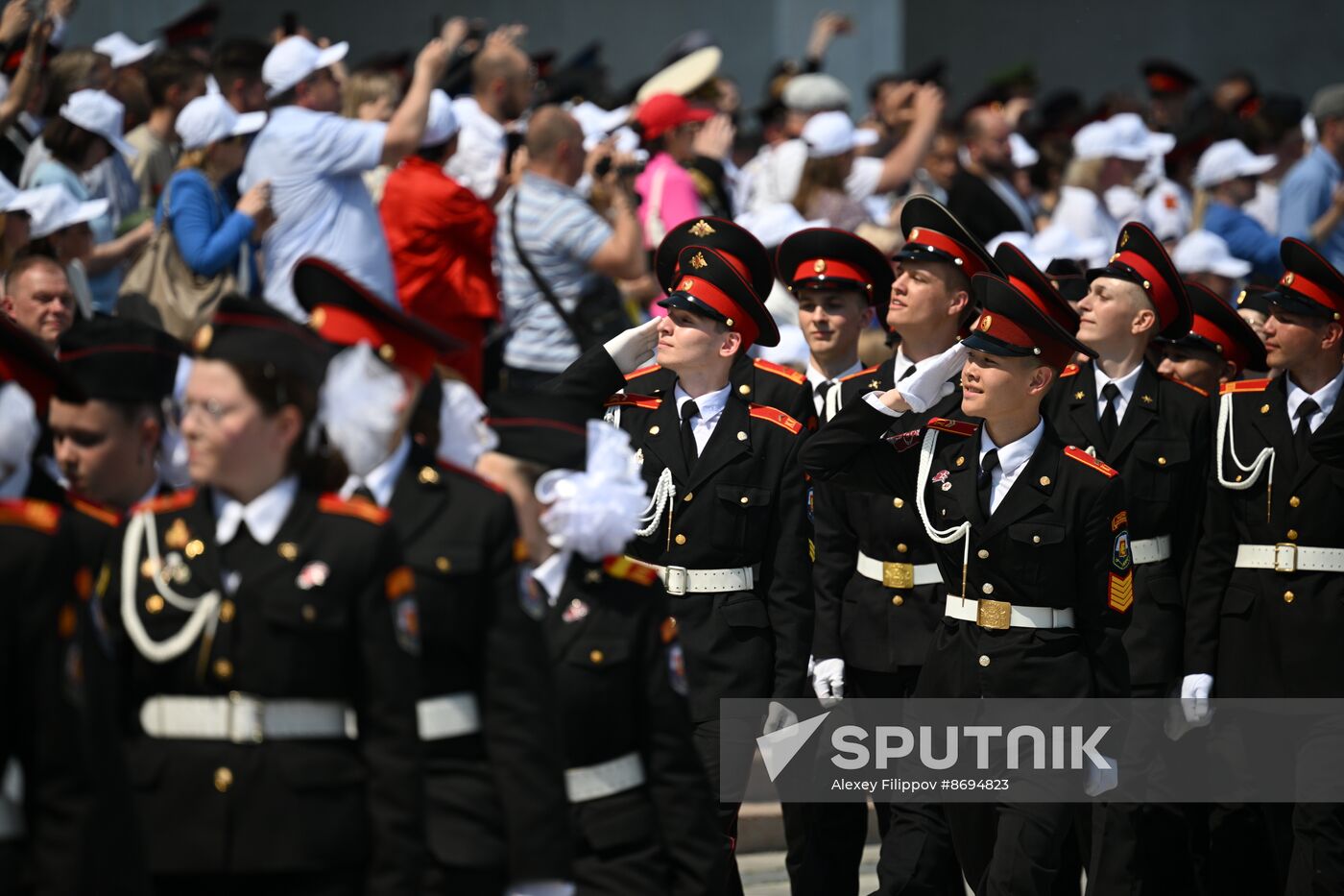 Russia Cadets Parade