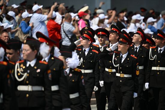 Russia Cadets Parade