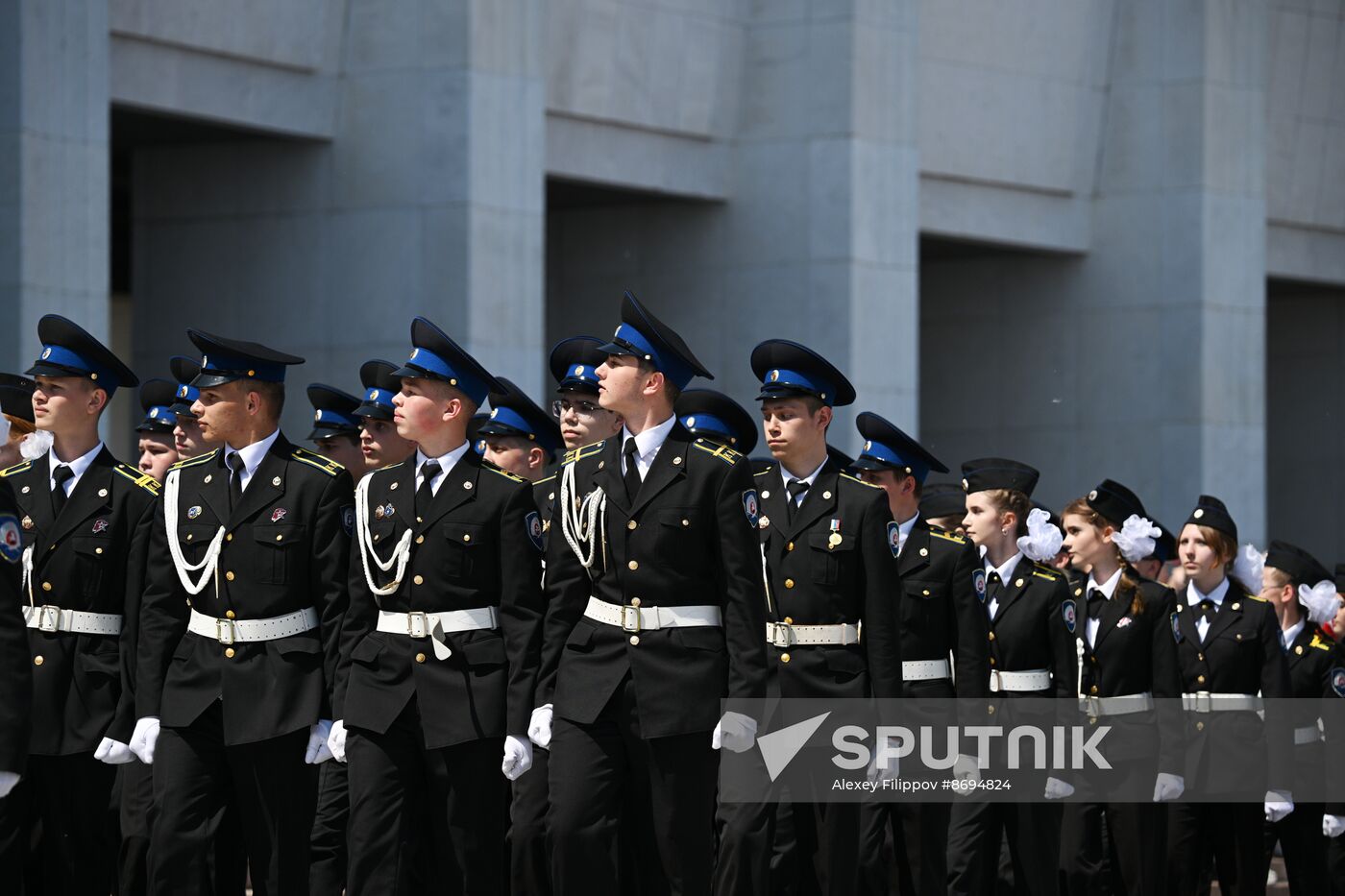 Russia Cadets Parade