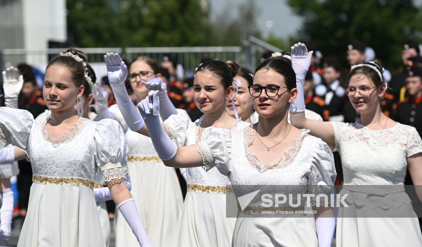 Russia Cadets Parade