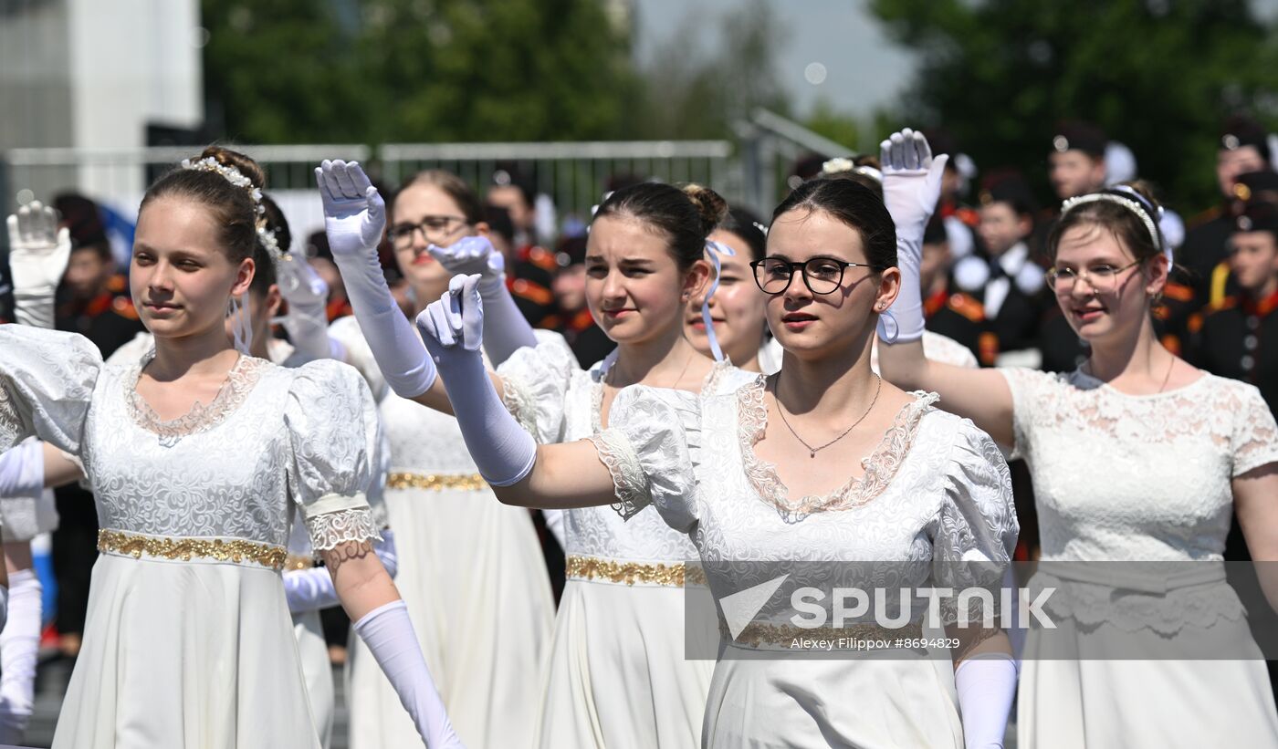 Russia Cadets Parade