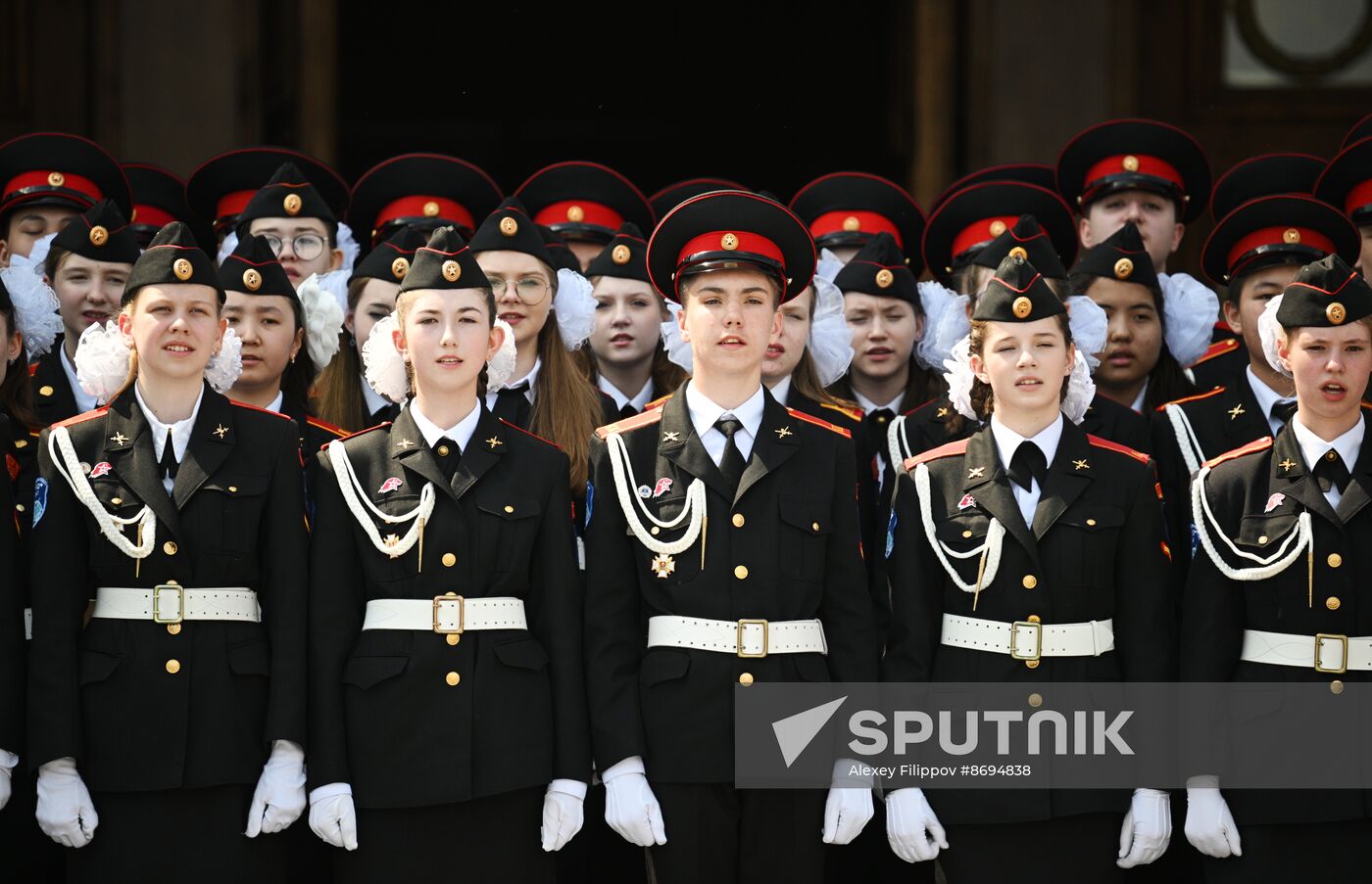 Russia Cadets Parade