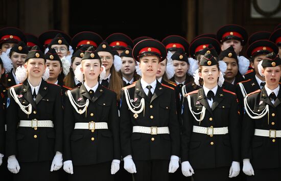 Russia Cadets Parade