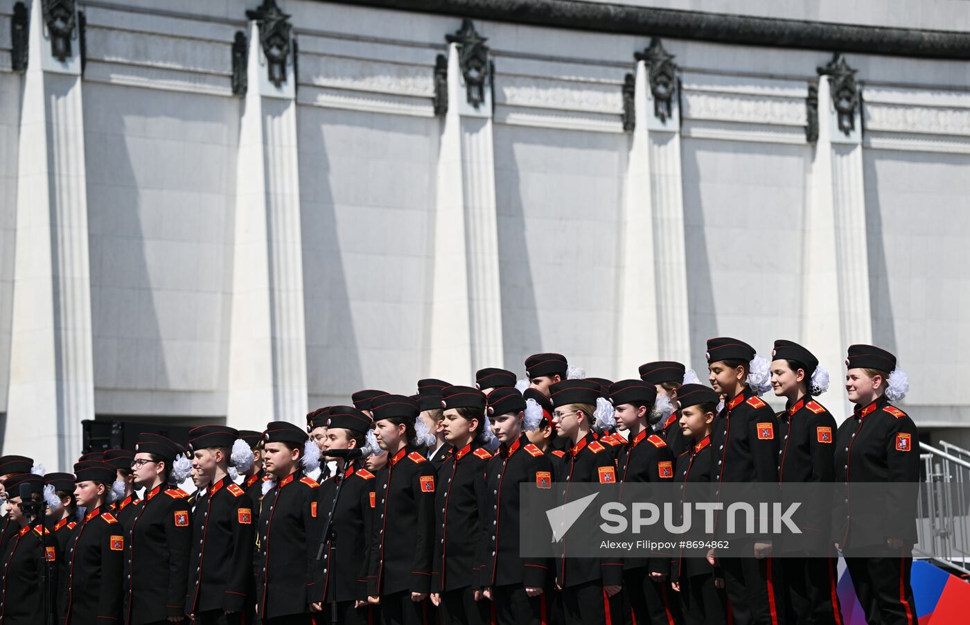 Russia Cadets Parade