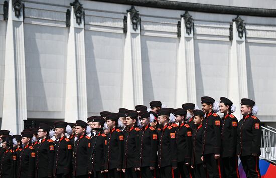 Russia Cadets Parade