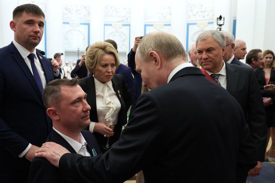 Russia Putin State Awards Presentation