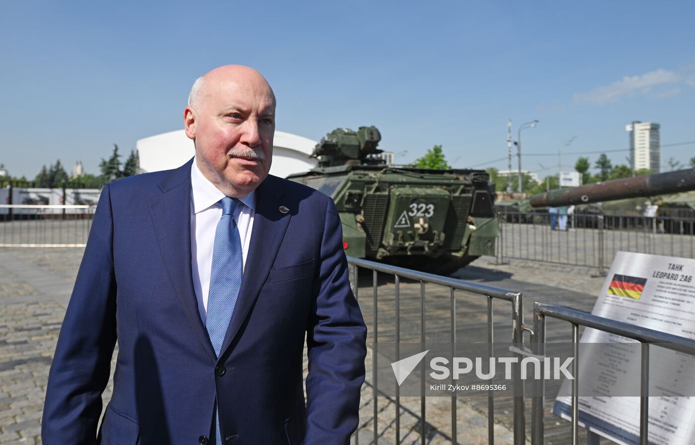 Russia Ukraine Captured Military Equipment Exhibition Diplomats