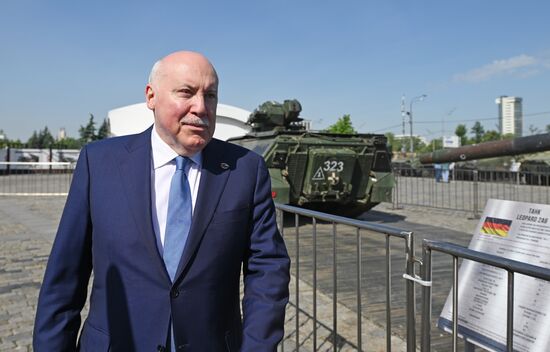 Russia Ukraine Captured Military Equipment Exhibition Diplomats