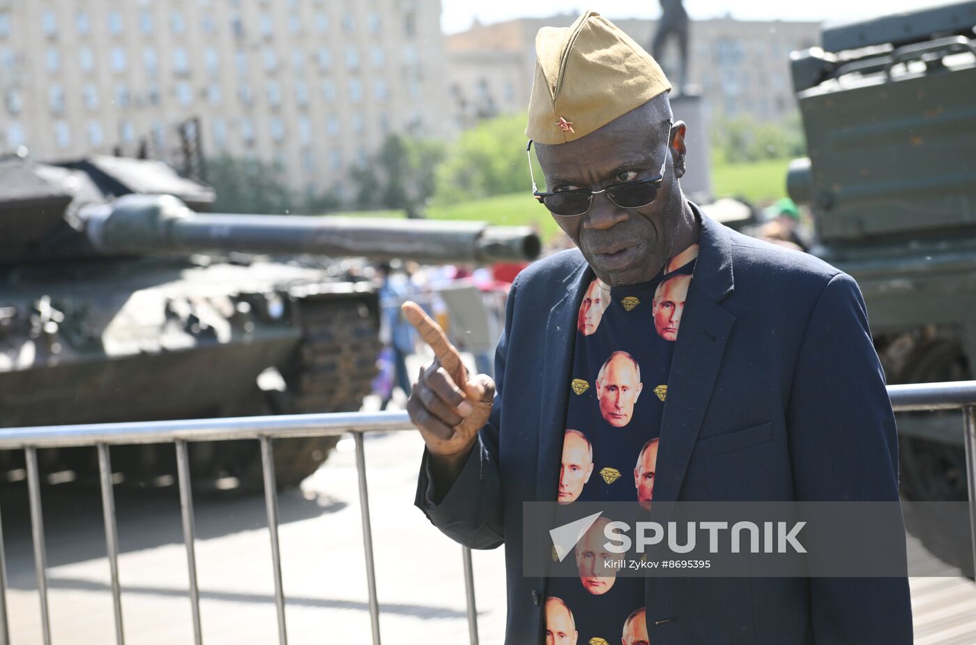 Russia Ukraine Captured Military Equipment Exhibition Diplomats