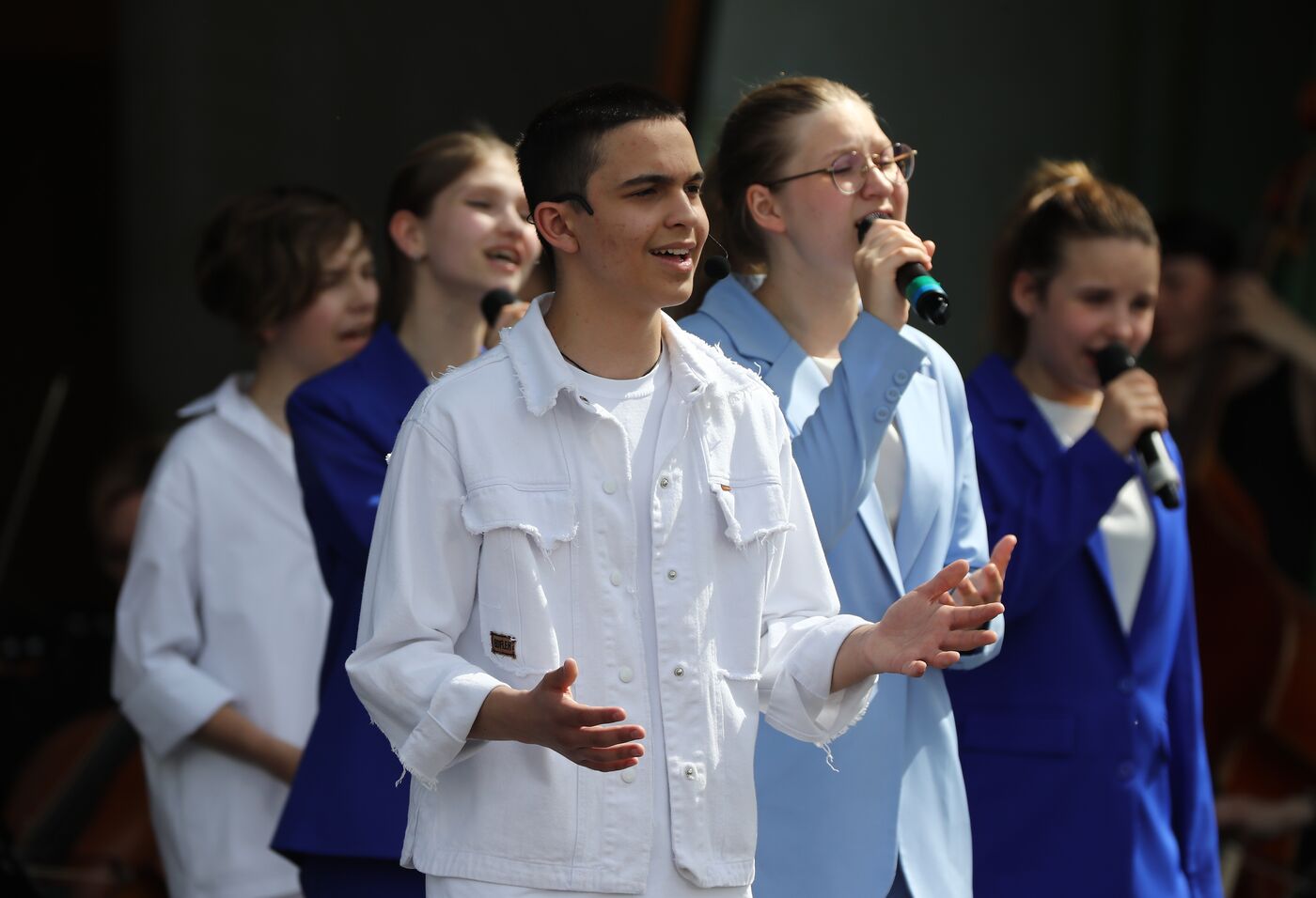 RUSSIA EXPO. Russia. Children. Wind Rose concert