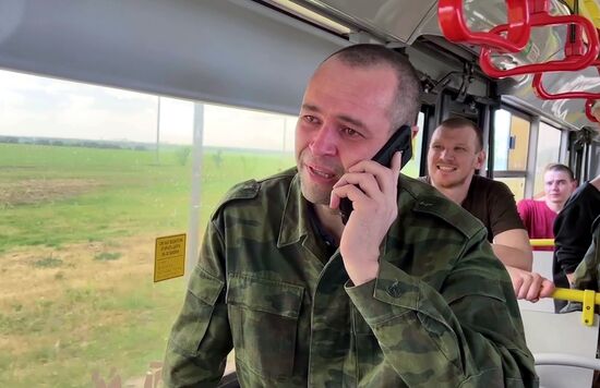Russia Ukraine Military Operation POW Exchange