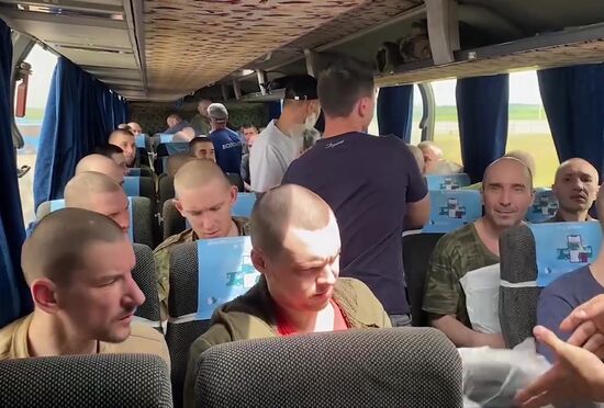 Russia Ukraine Military Operation POW Exchange