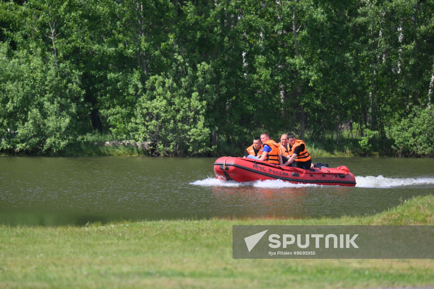 Russia Emergencies Ministry Drills