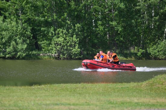 Russia Emergencies Ministry Drills