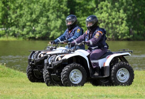 Russia Emergencies Ministry Drills