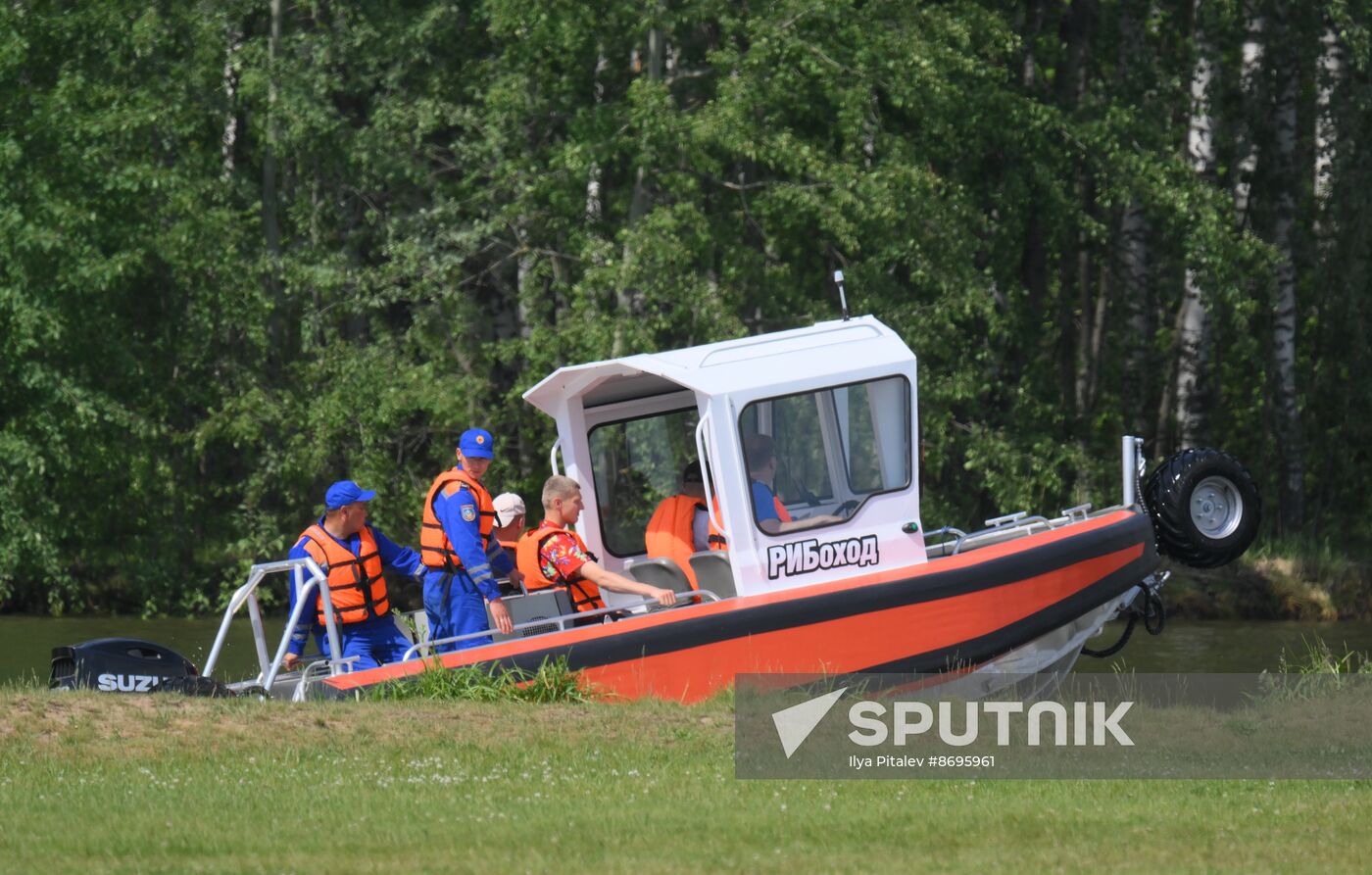 Russia Emergencies Ministry Drills