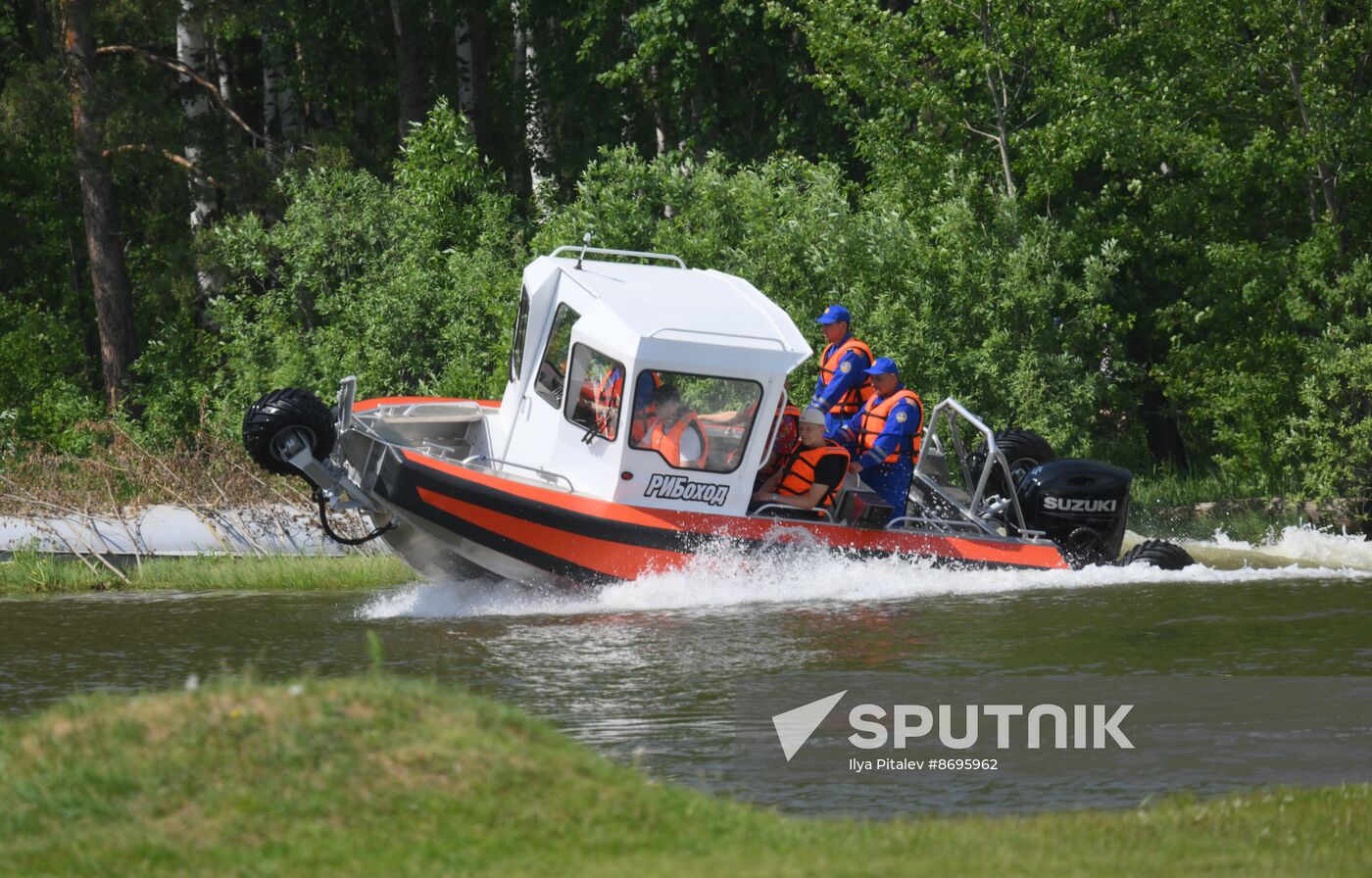 Russia Emergencies Ministry Drills