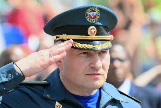 Russia Emergencies Ministry Drills