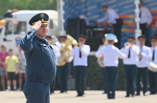 Russia Emergencies Ministry Drills
