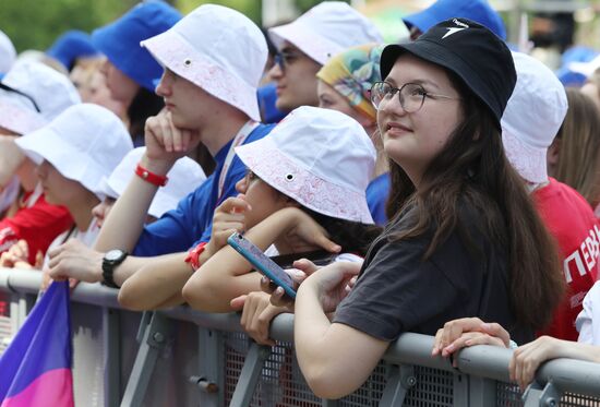 RUSSIA EXPO. Opening ceremony for Movement of the First Festival for Children and Youth