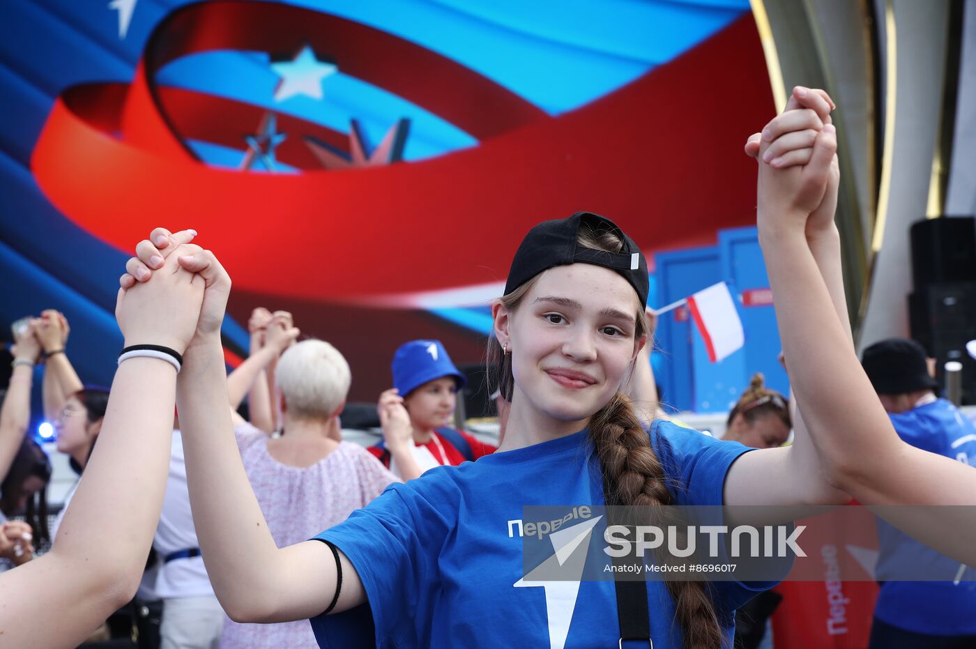 RUSSIA EXPO. Opening ceremony for Movement of the First Festival for Children and Youth