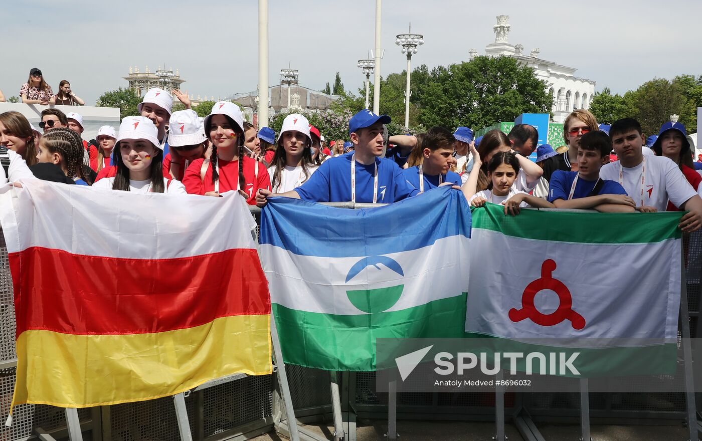RUSSIA EXPO. Opening ceremony for Movement of the First Festival for Children and Youth