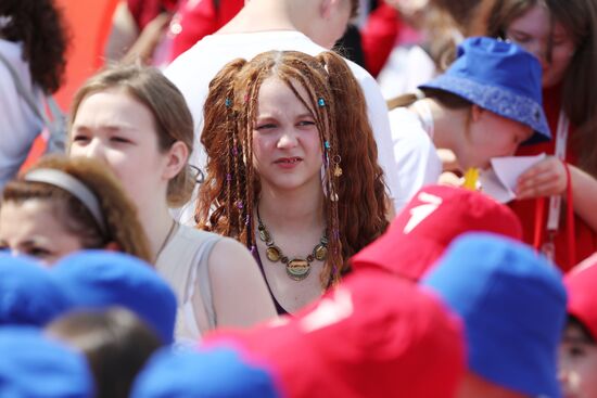 RUSSIA EXPO. Opening ceremony for Movement of the First Festival for Children and Youth