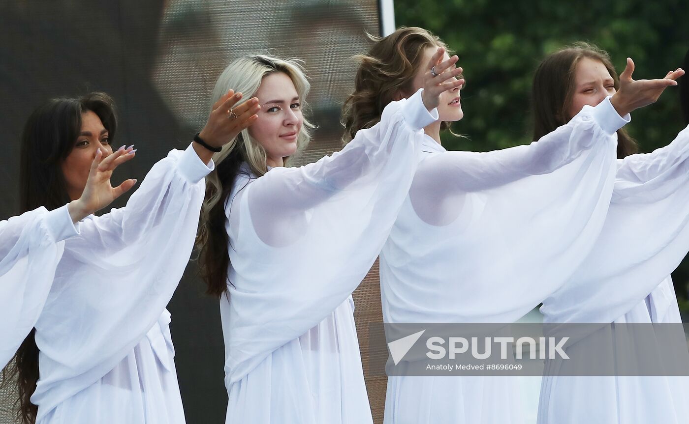 RUSSIA EXPO. Opening ceremony for Movement of the First Festival for Children and Youth