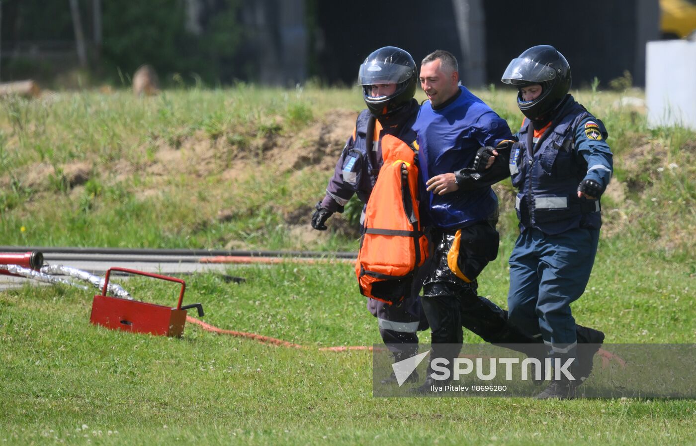 Russia Emergencies Ministry Drills