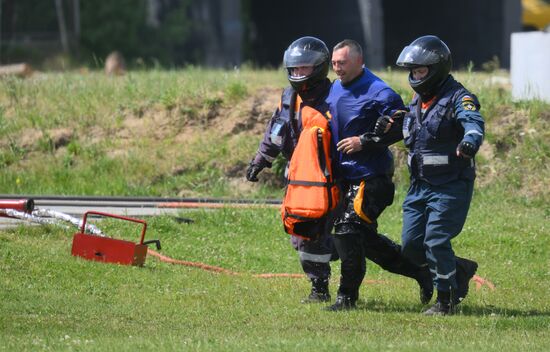 Russia Emergencies Ministry Drills