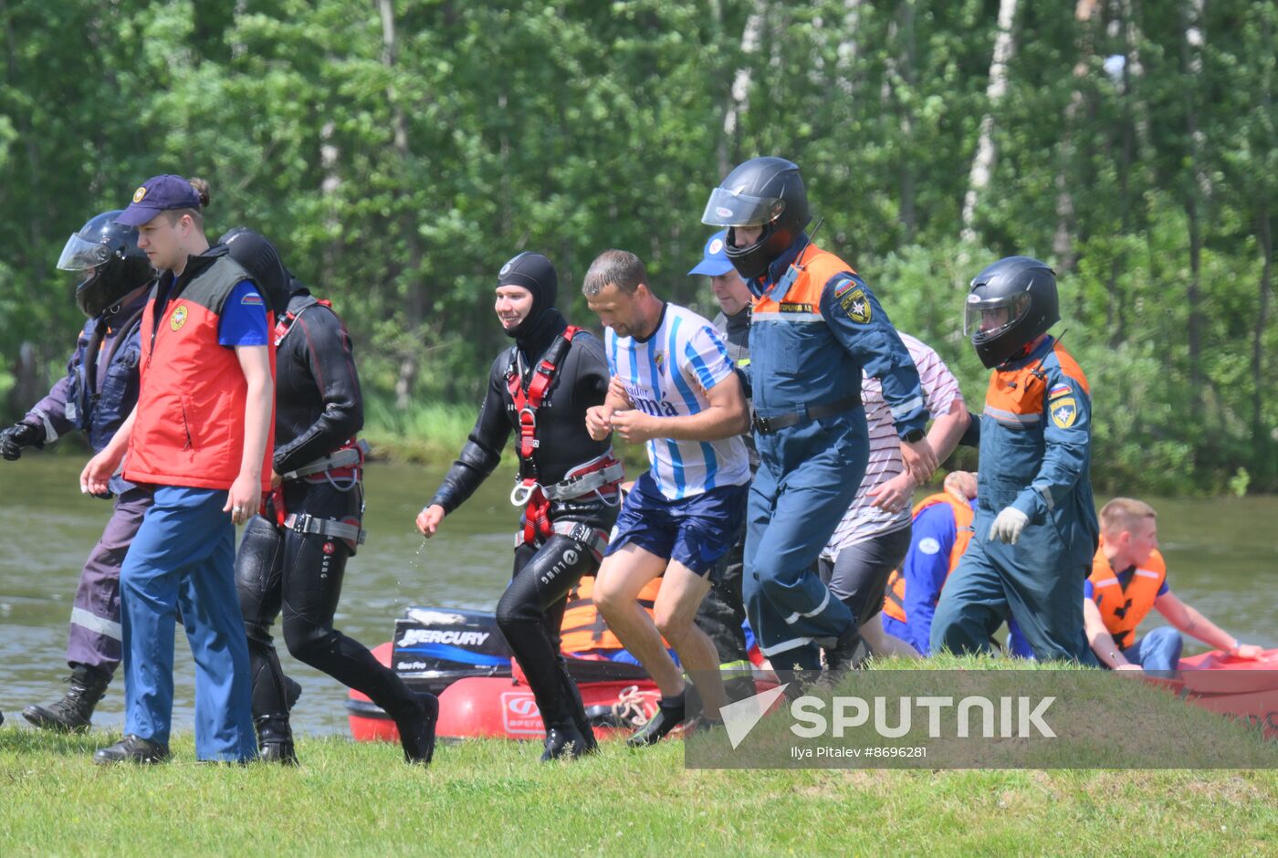 Russia Emergencies Ministry Drills