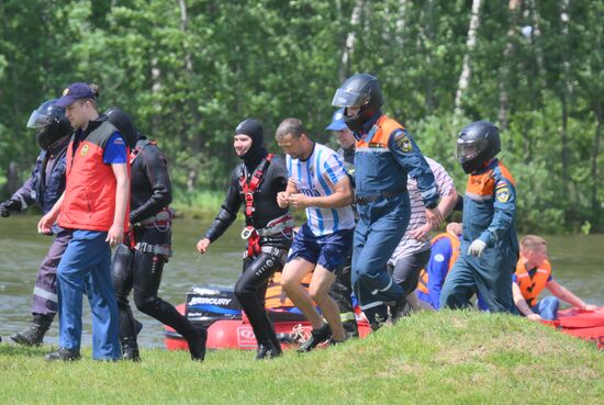 Russia Emergencies Ministry Drills