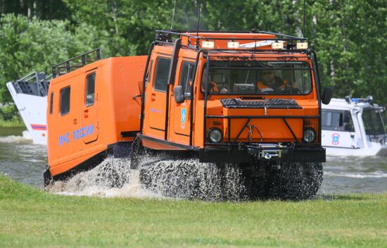 Russia Emergencies Ministry Drills