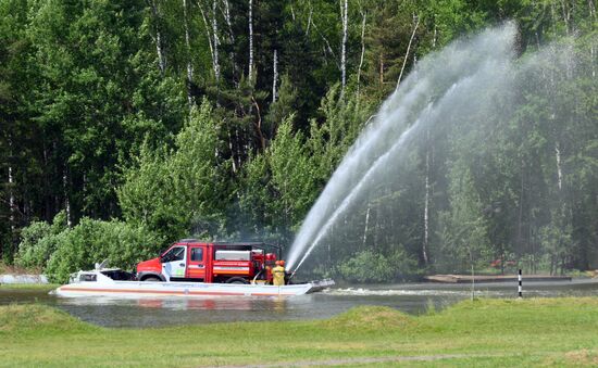Russia Emergencies Ministry Drills