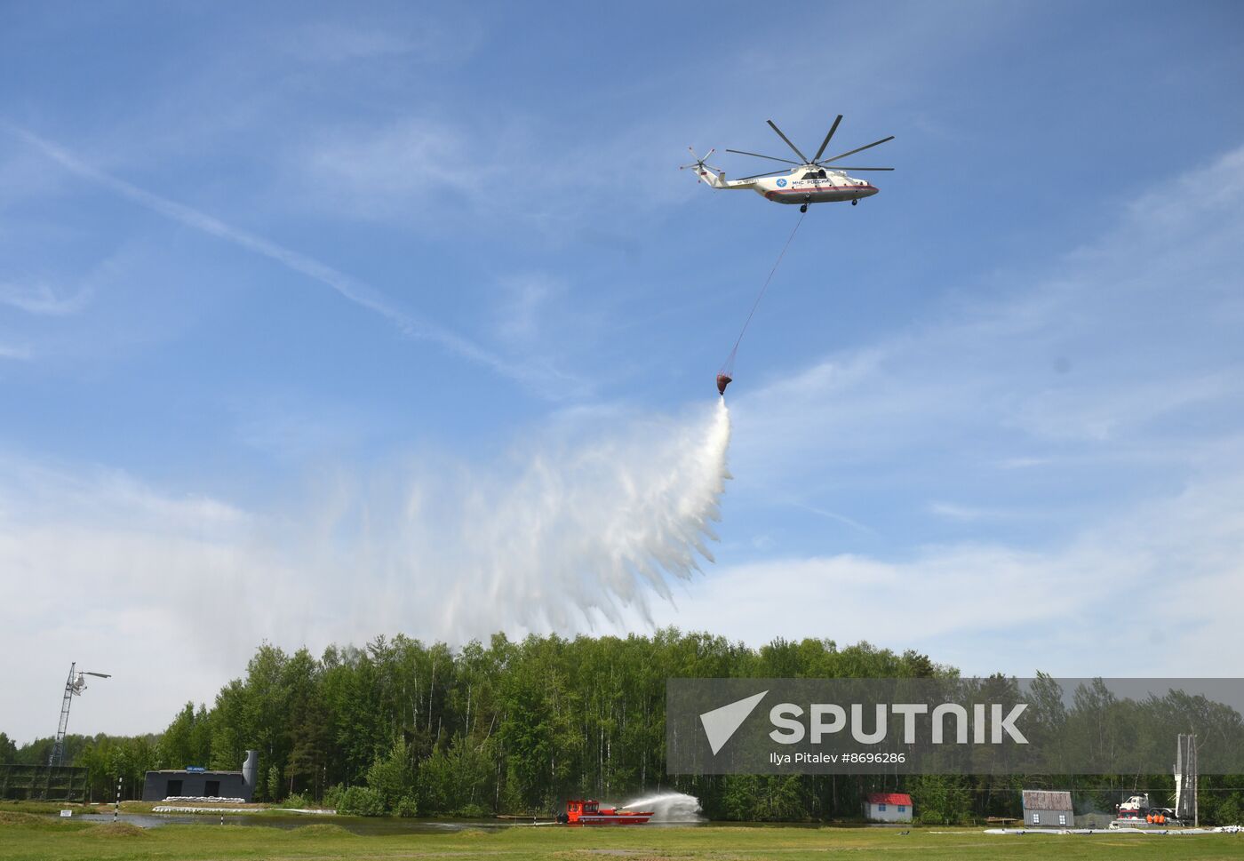 Russia Emergencies Ministry Drills