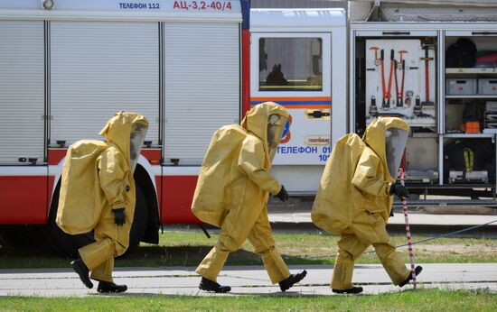 Russia Emergencies Ministry Drills