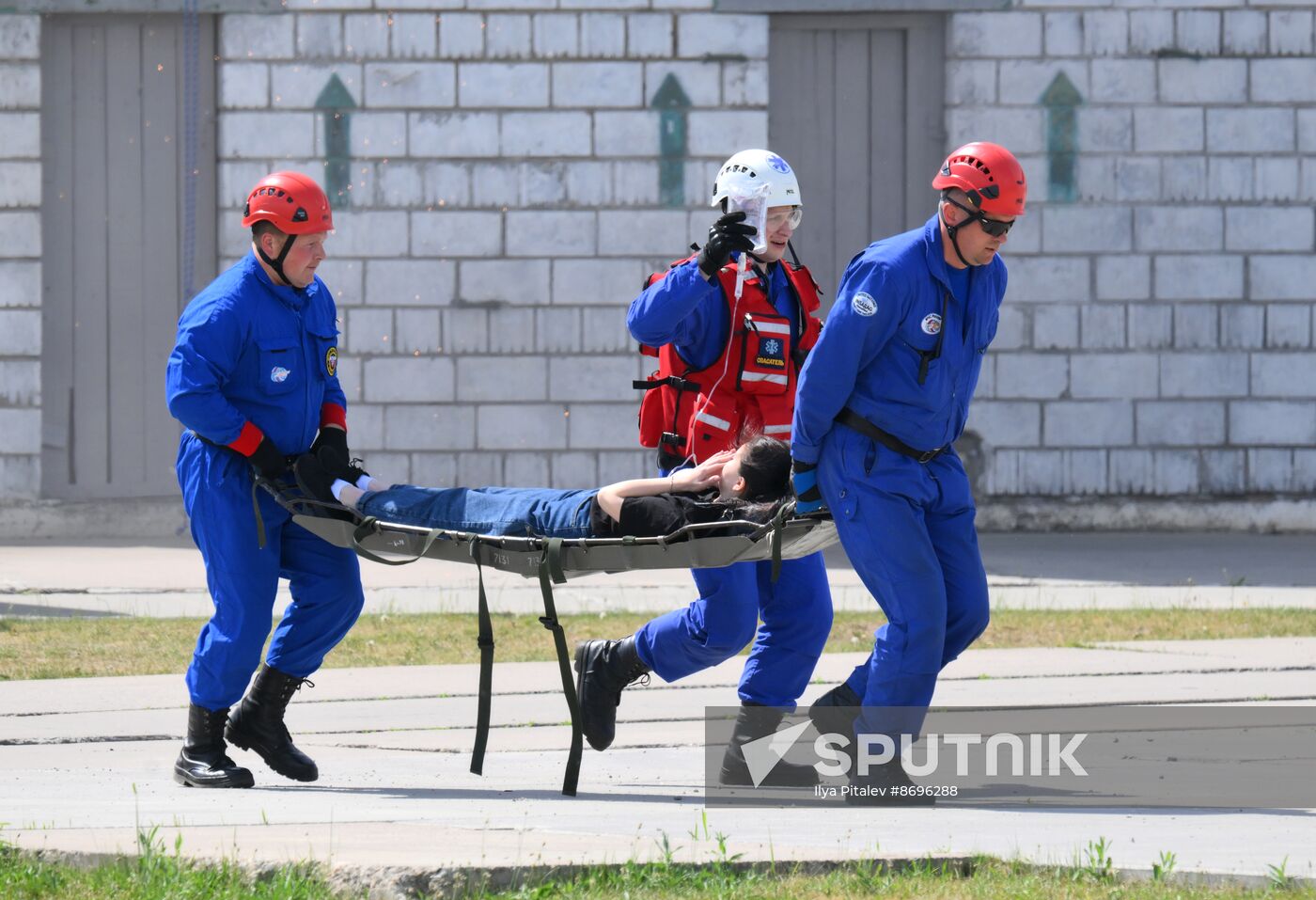 Russia Emergencies Ministry Drills