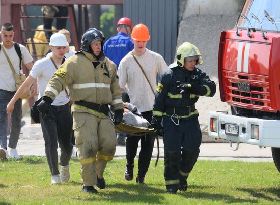 Russia Emergencies Ministry Drills