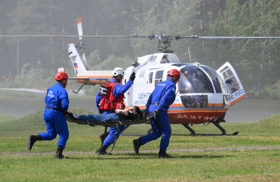 Russia Emergencies Ministry Drills