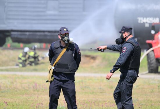 Russia Emergencies Ministry Drills